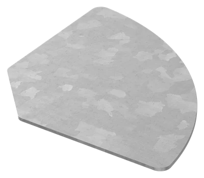 Shaped metal Smart-Ped shim